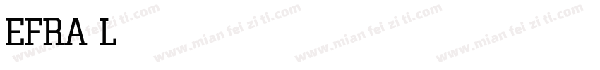 EFRA LIGHT字体转换